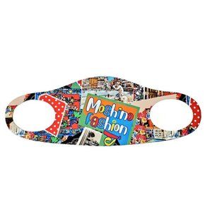 Moshino Fashion reusable, breathable soft cloth face mask.